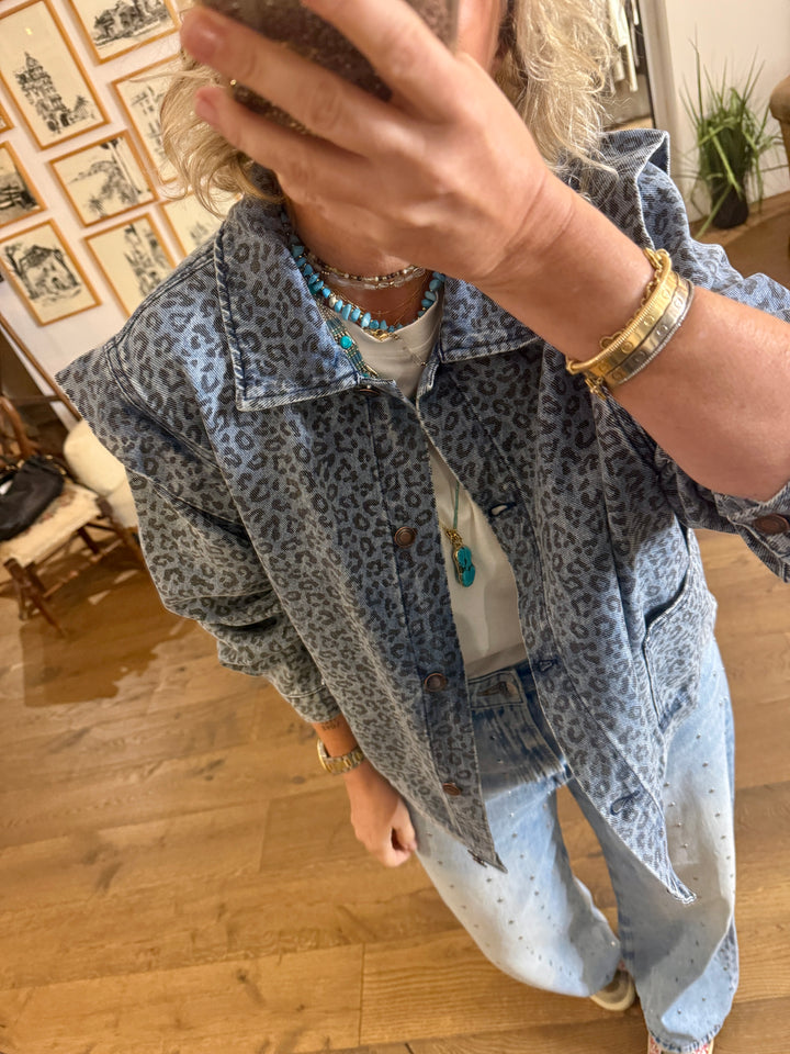 Animal Denim Jacket