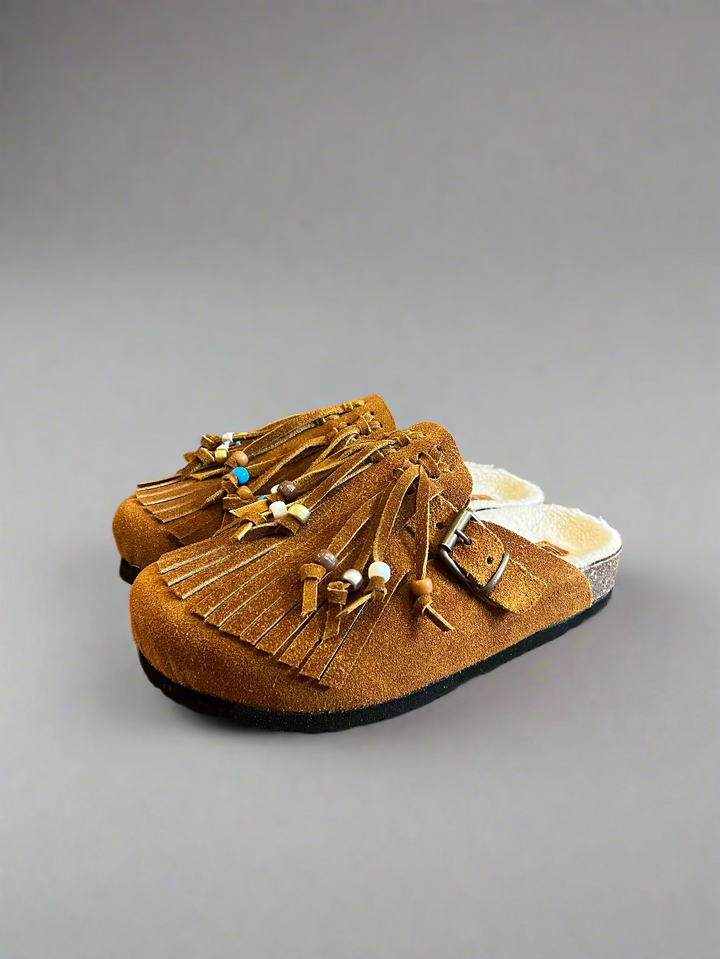 Nifty Shearling Clogs