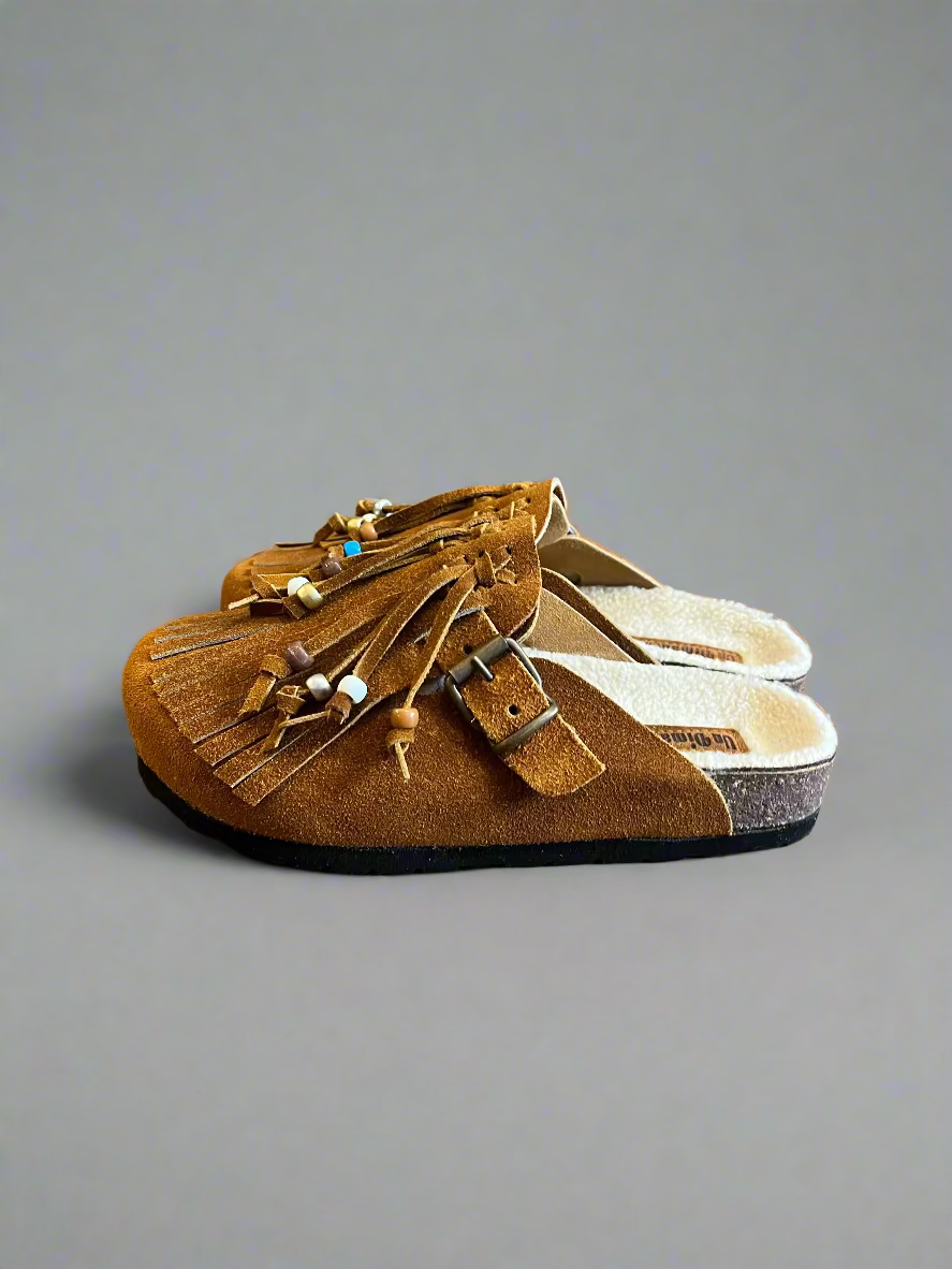 Nifty Shearling Clogs