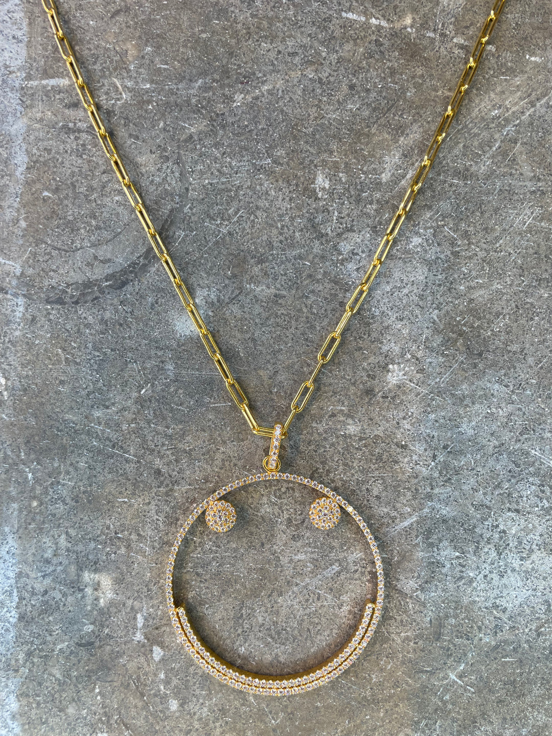 Happy Face XL Necklace