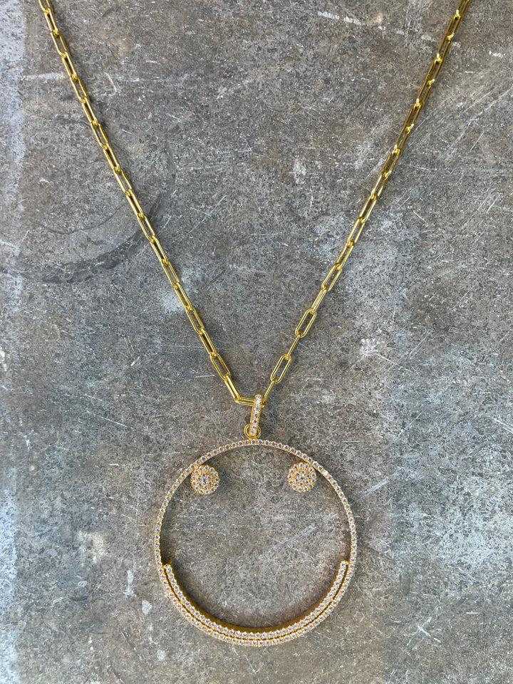 Happy Face XL Necklace