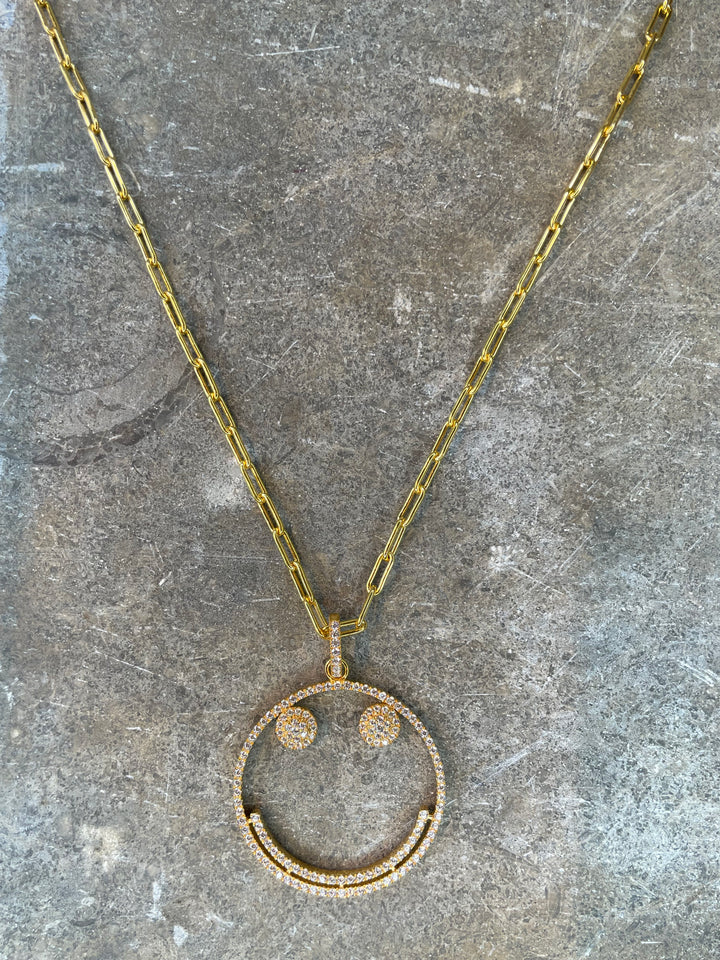 Happy Face Necklace