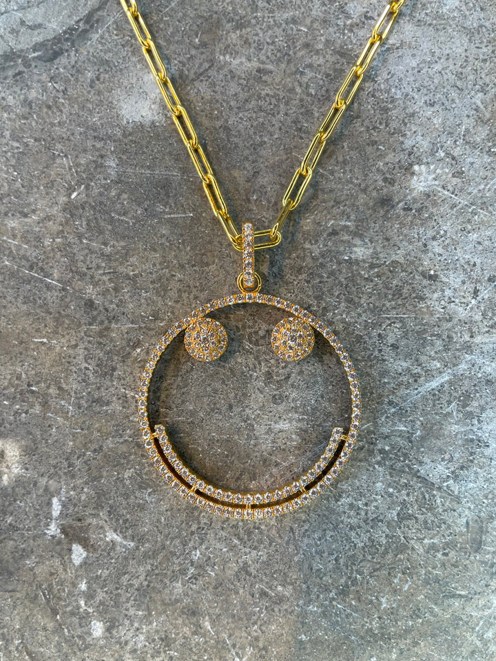 Happy Face Necklace